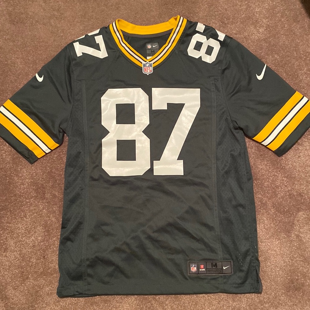 Nike GreenBay Packers Jersey—Jordy Nelson 87–Medium